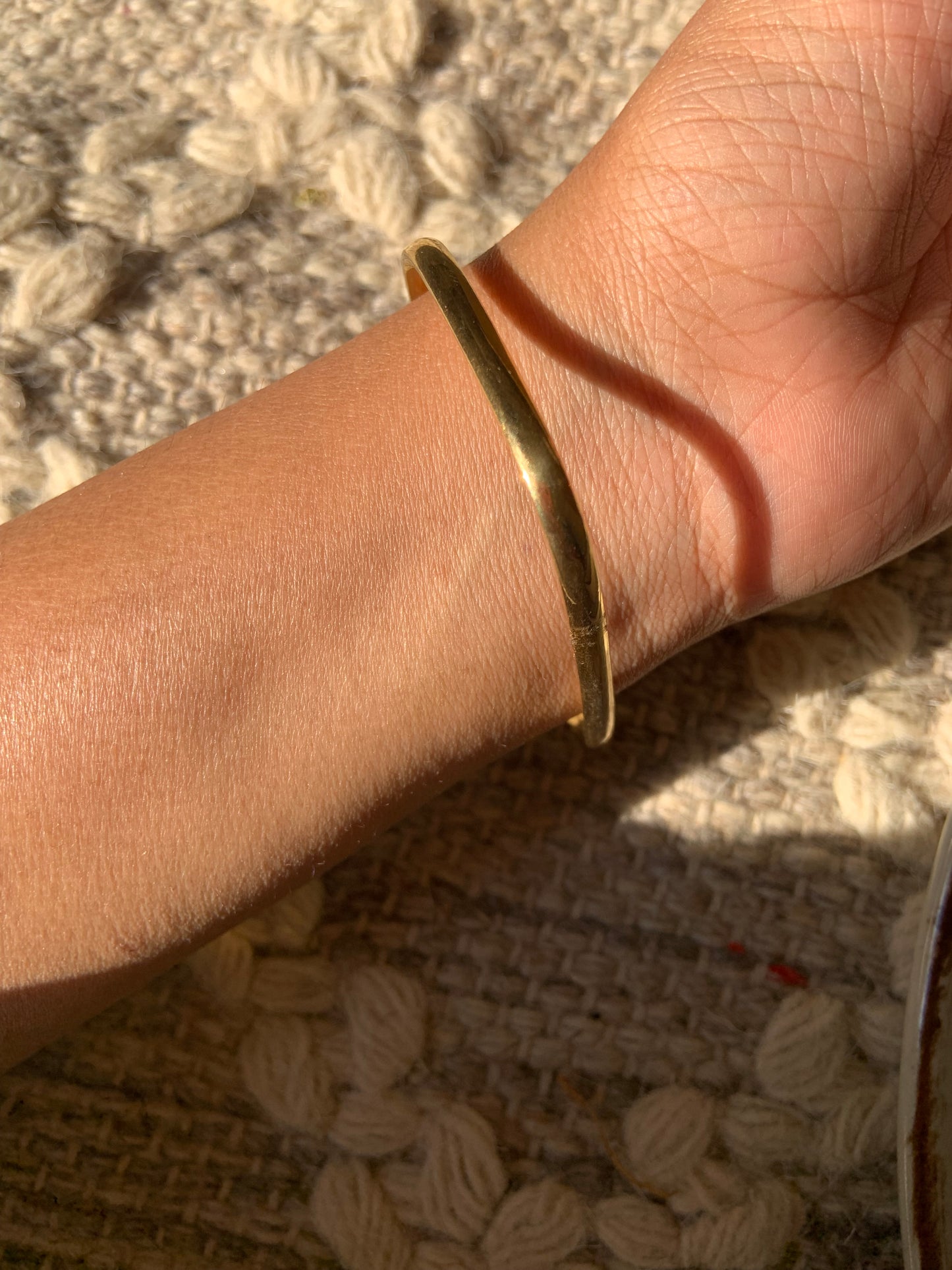 Square Bangle With Zircon