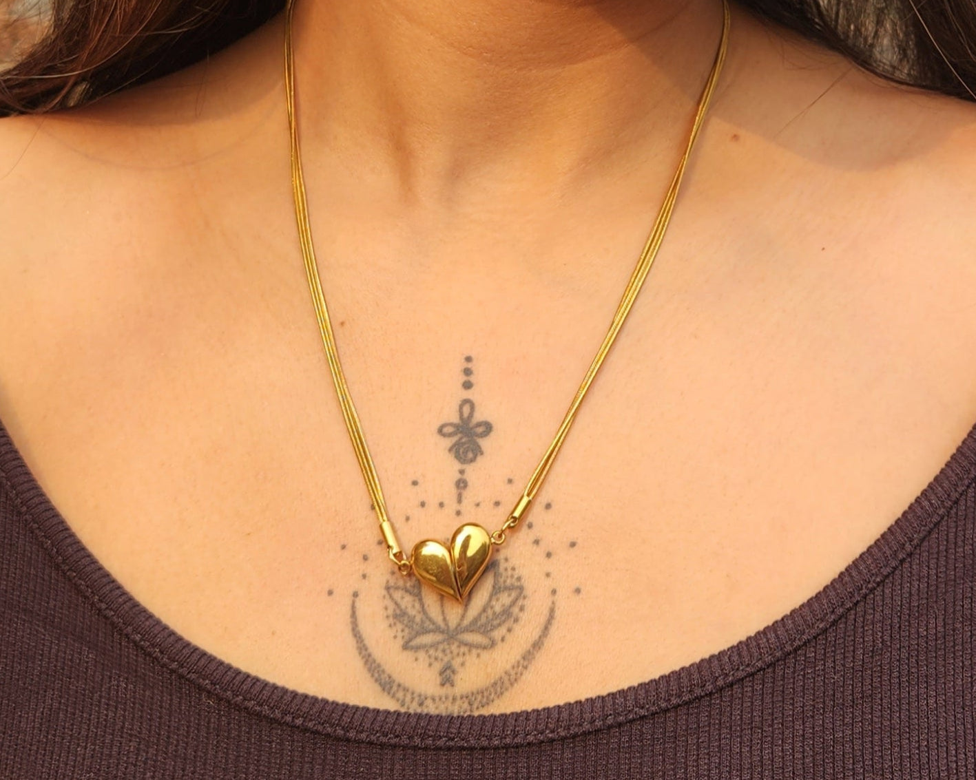 Magnetic Heart Necklace