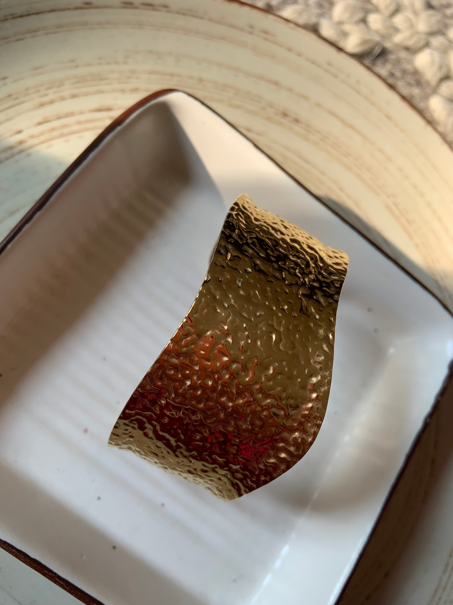Beaten Desert Cup Bracelet