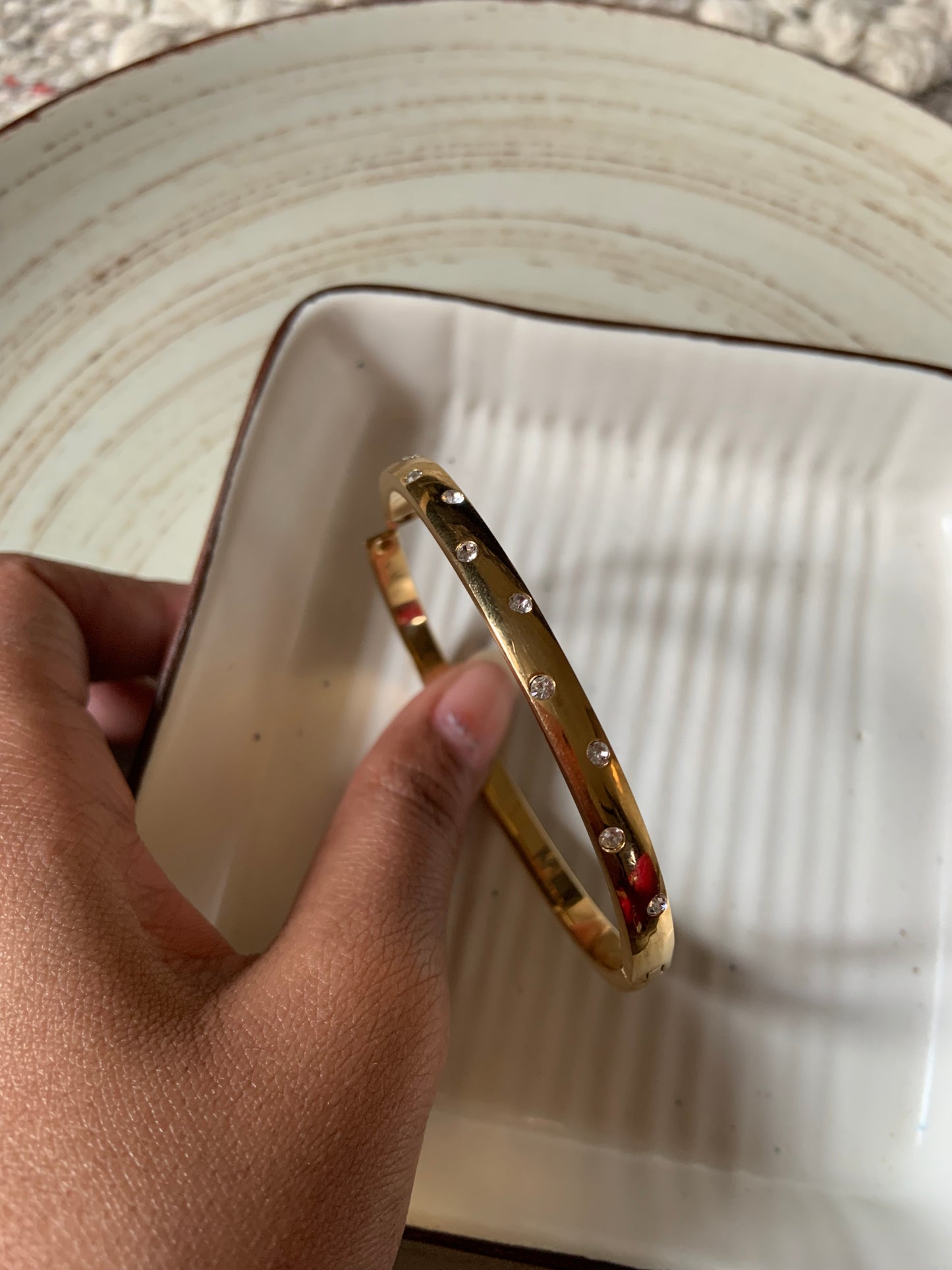 Luminary Bangle With Zircon