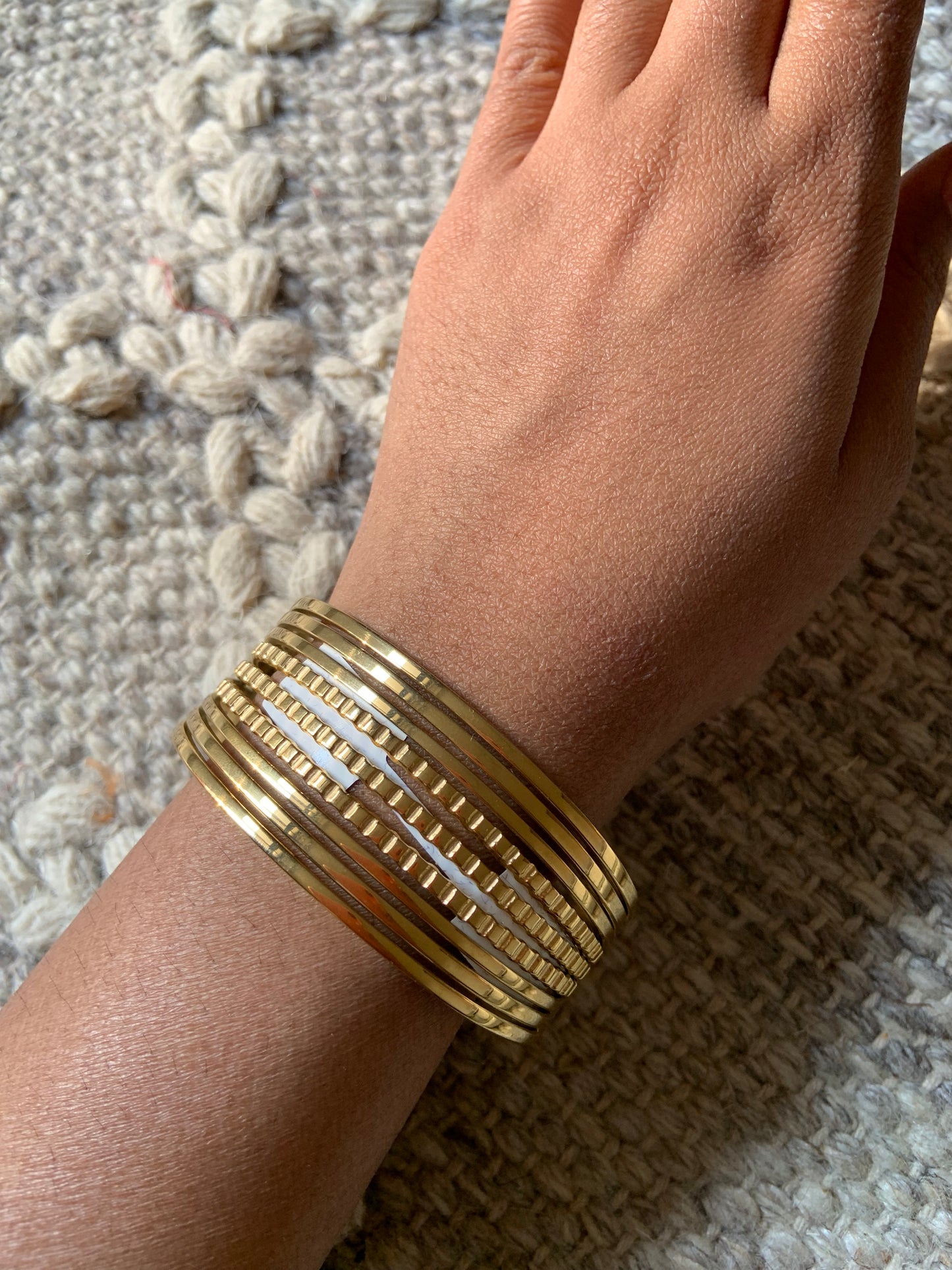 Three Layer Gold Cuff
