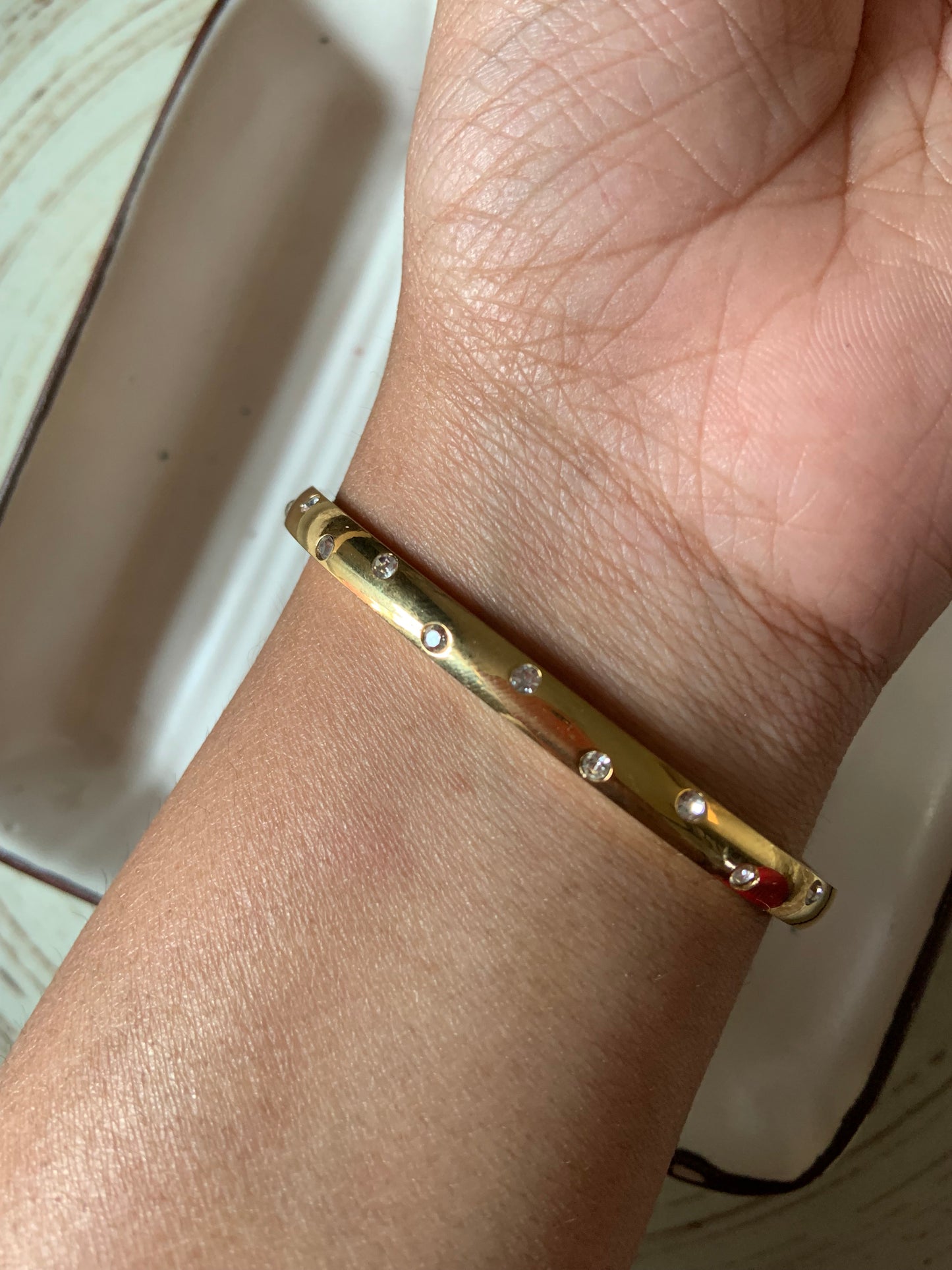 Luminary Bangle With Zircon