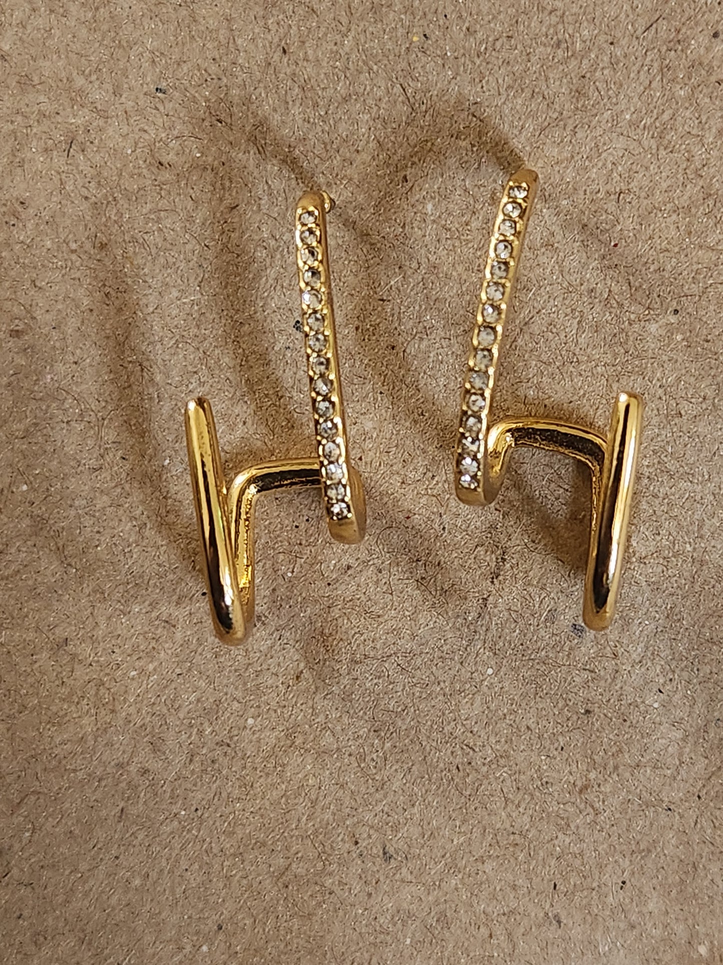 Not So Basic Earrings With Crystal