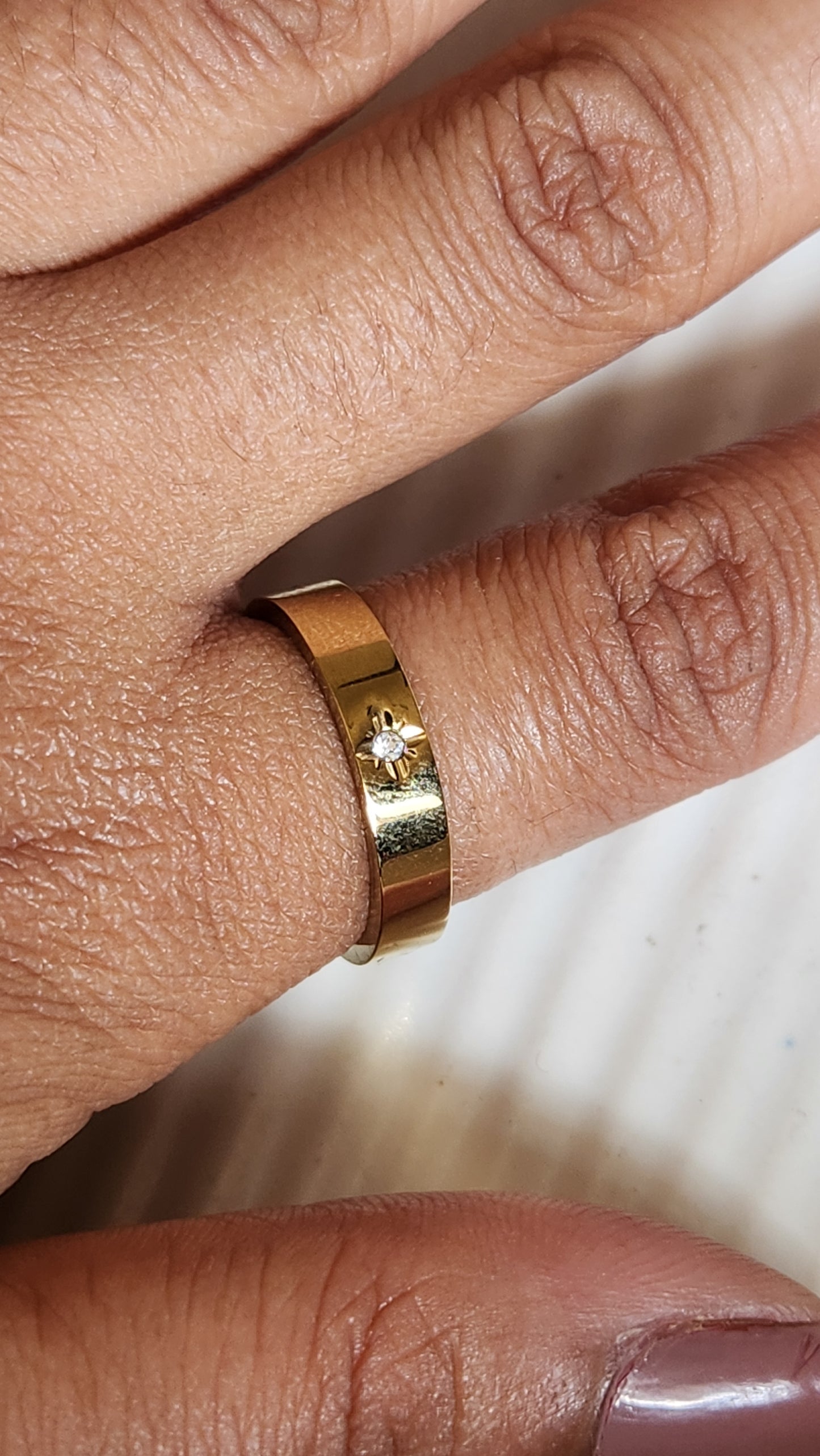 Brillant Star Band Ring