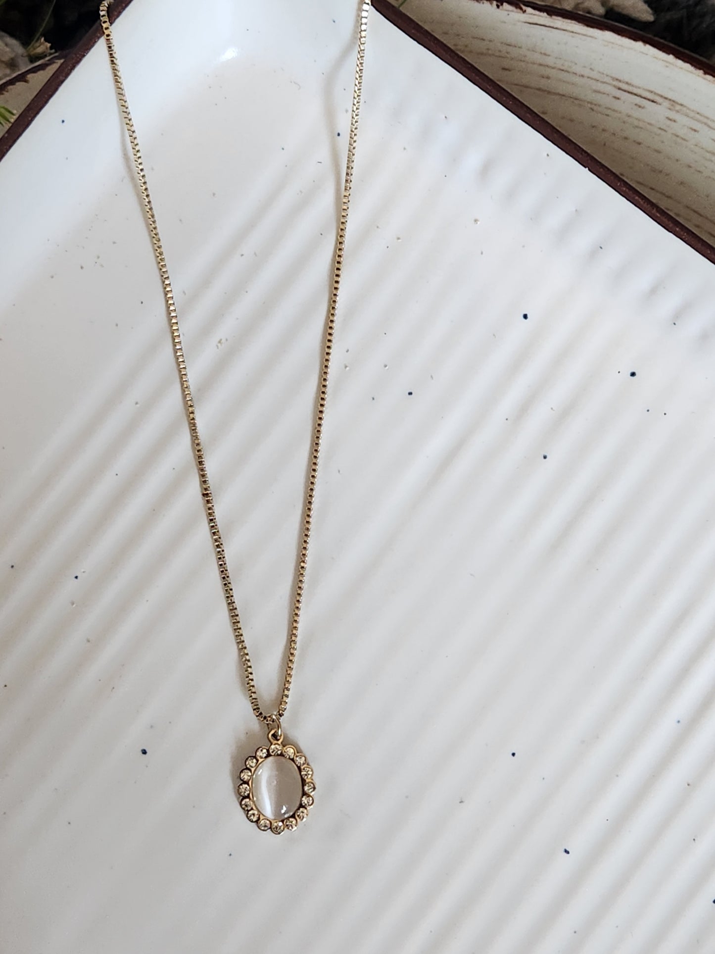 Daisy Daily Necklace With Zircon & Gem