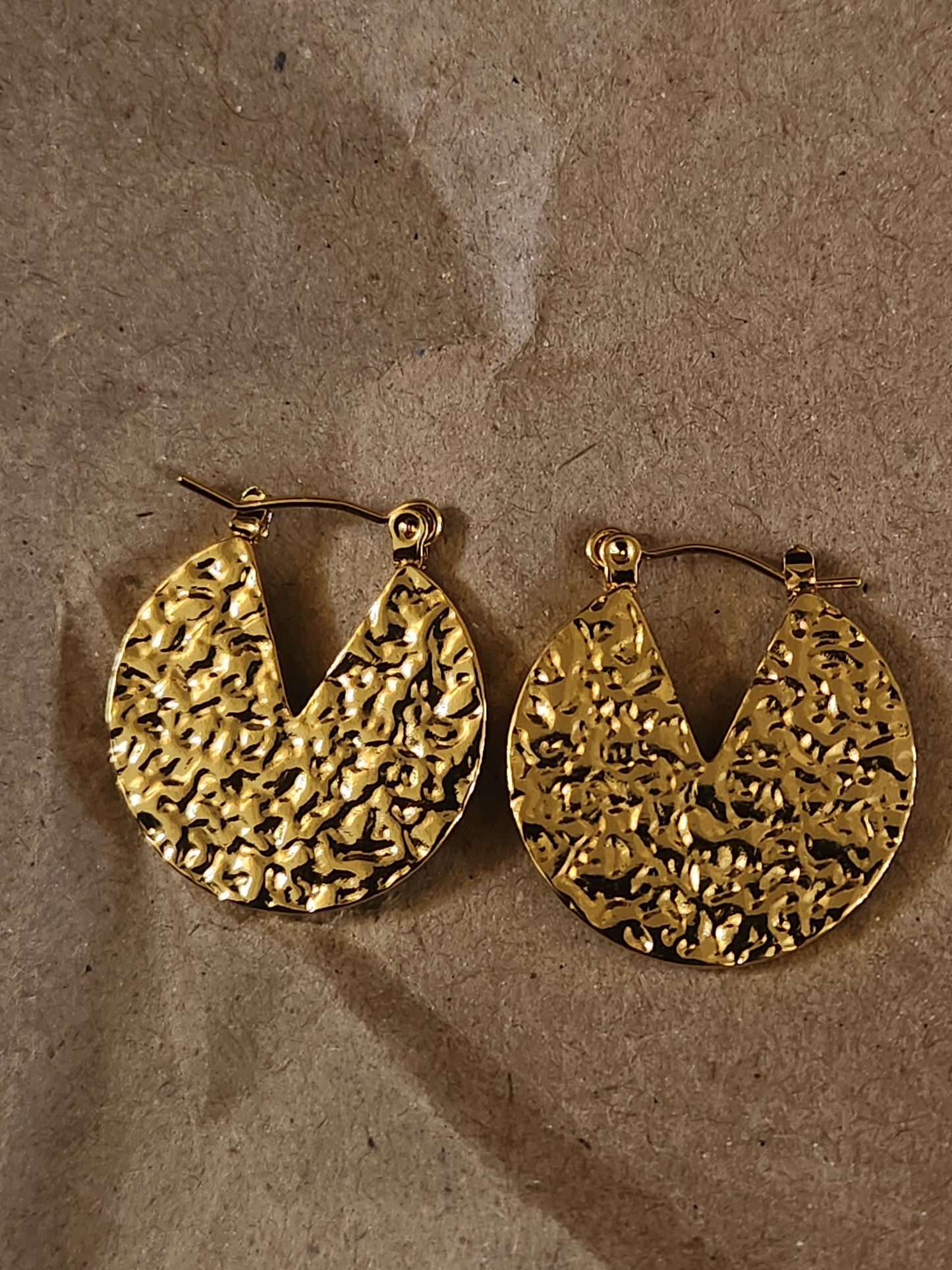 Beaten Pie Mini Earrings