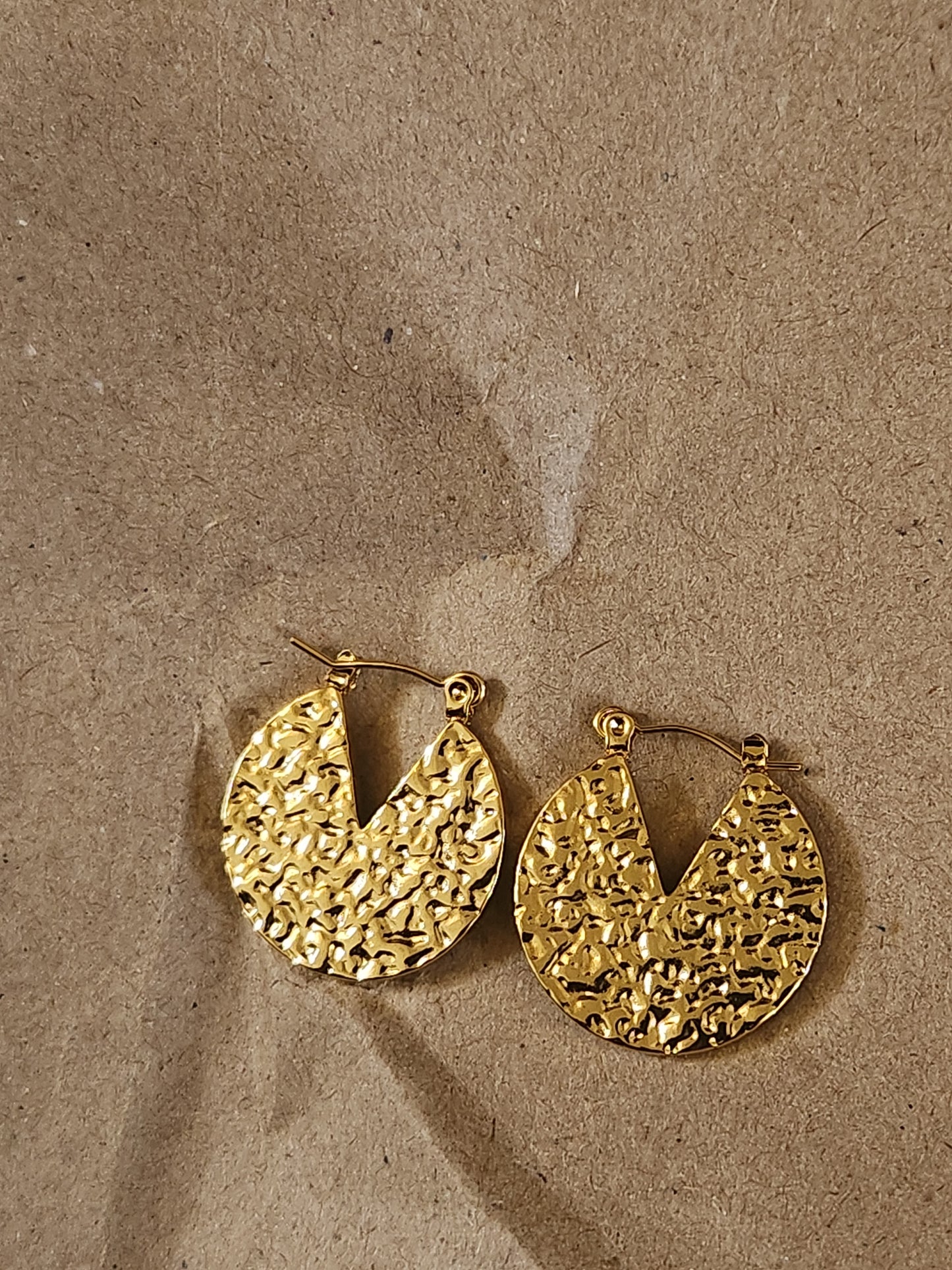 Beaten Pie Mini Earrings