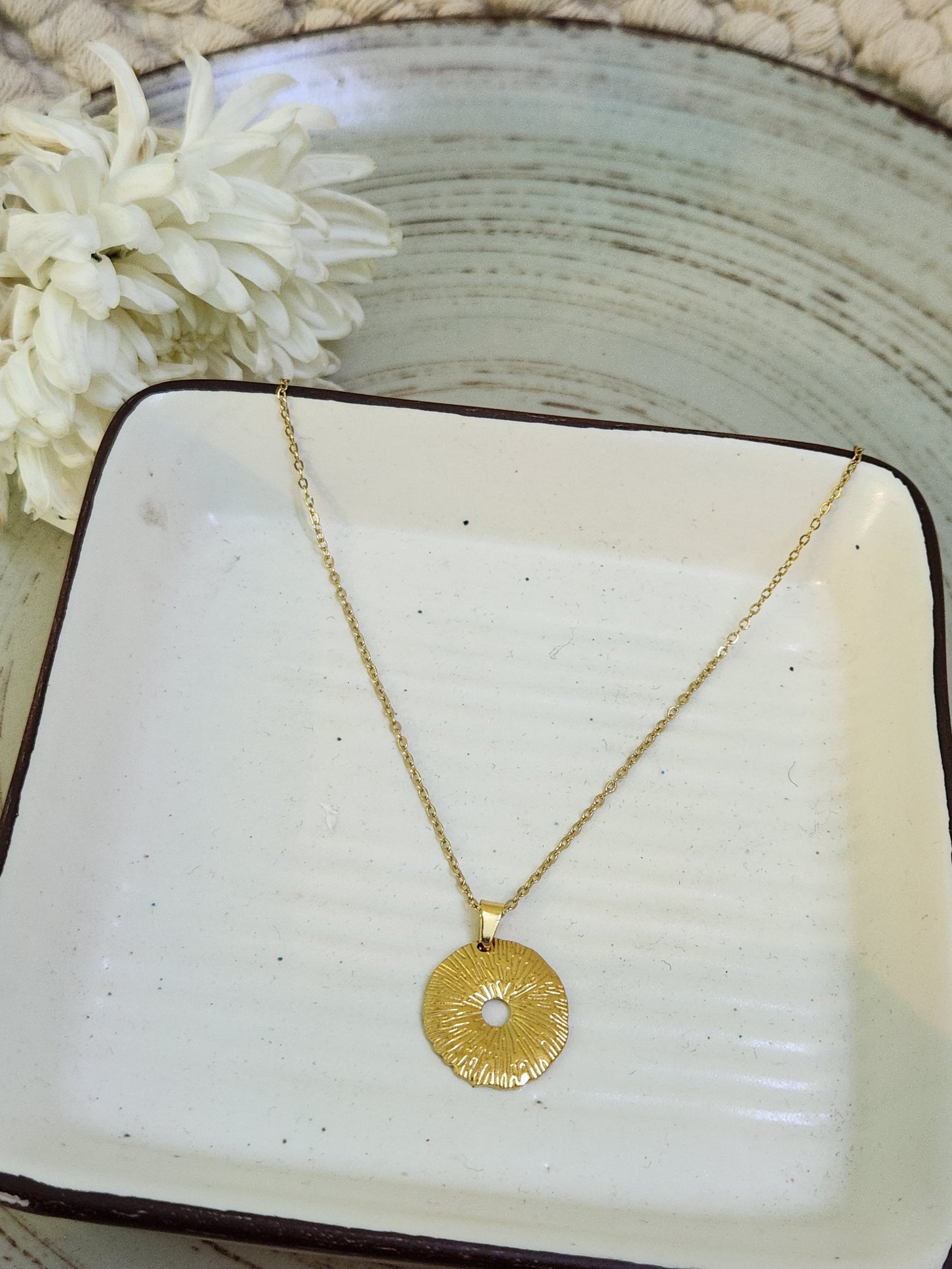 Lotus Leaf Necklace