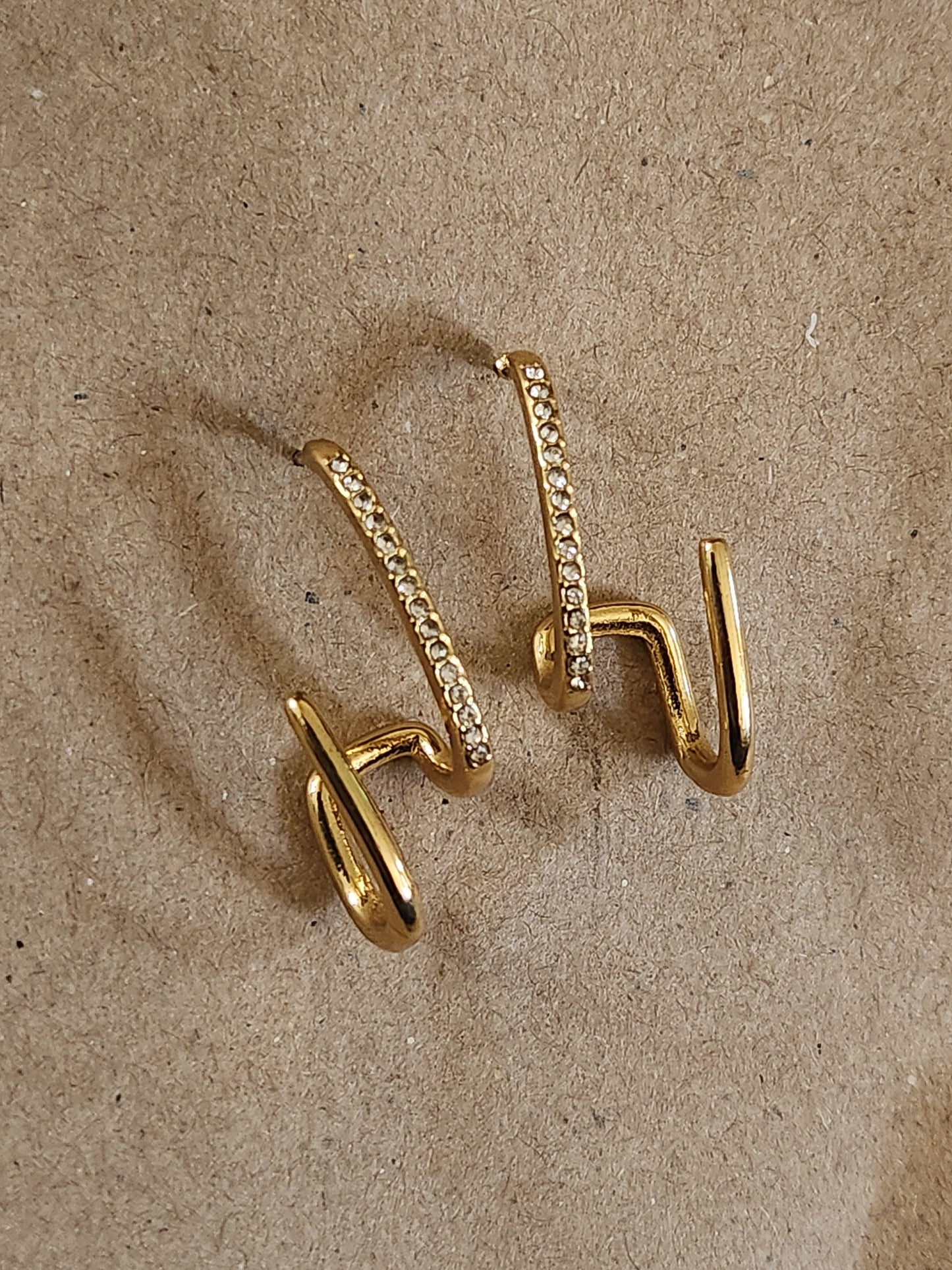 Not So Basic Earrings With Crystal