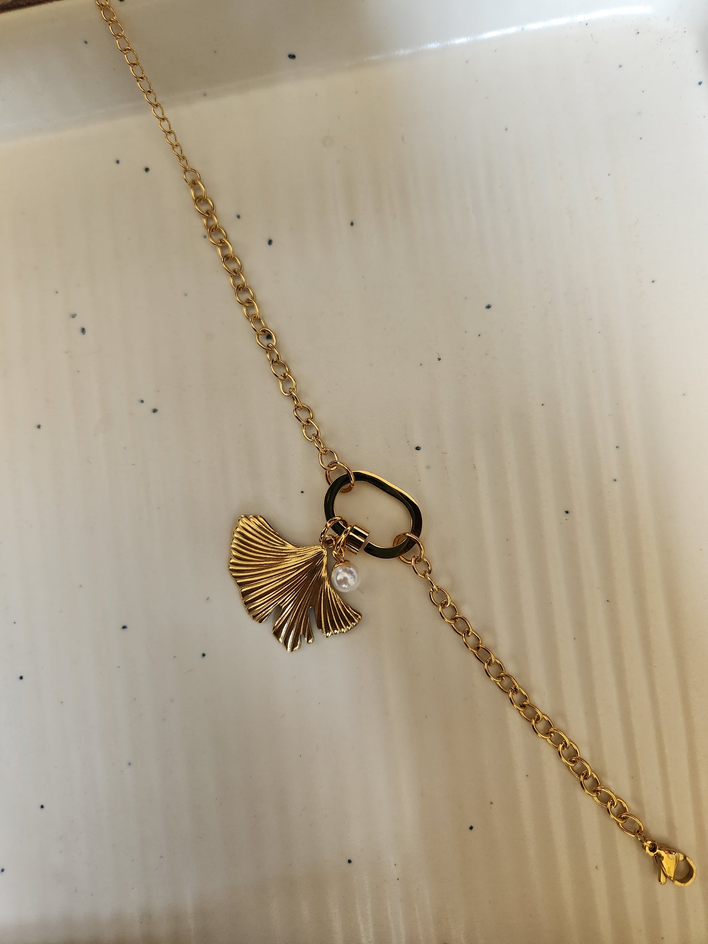 Petal And Pearl Bracelet