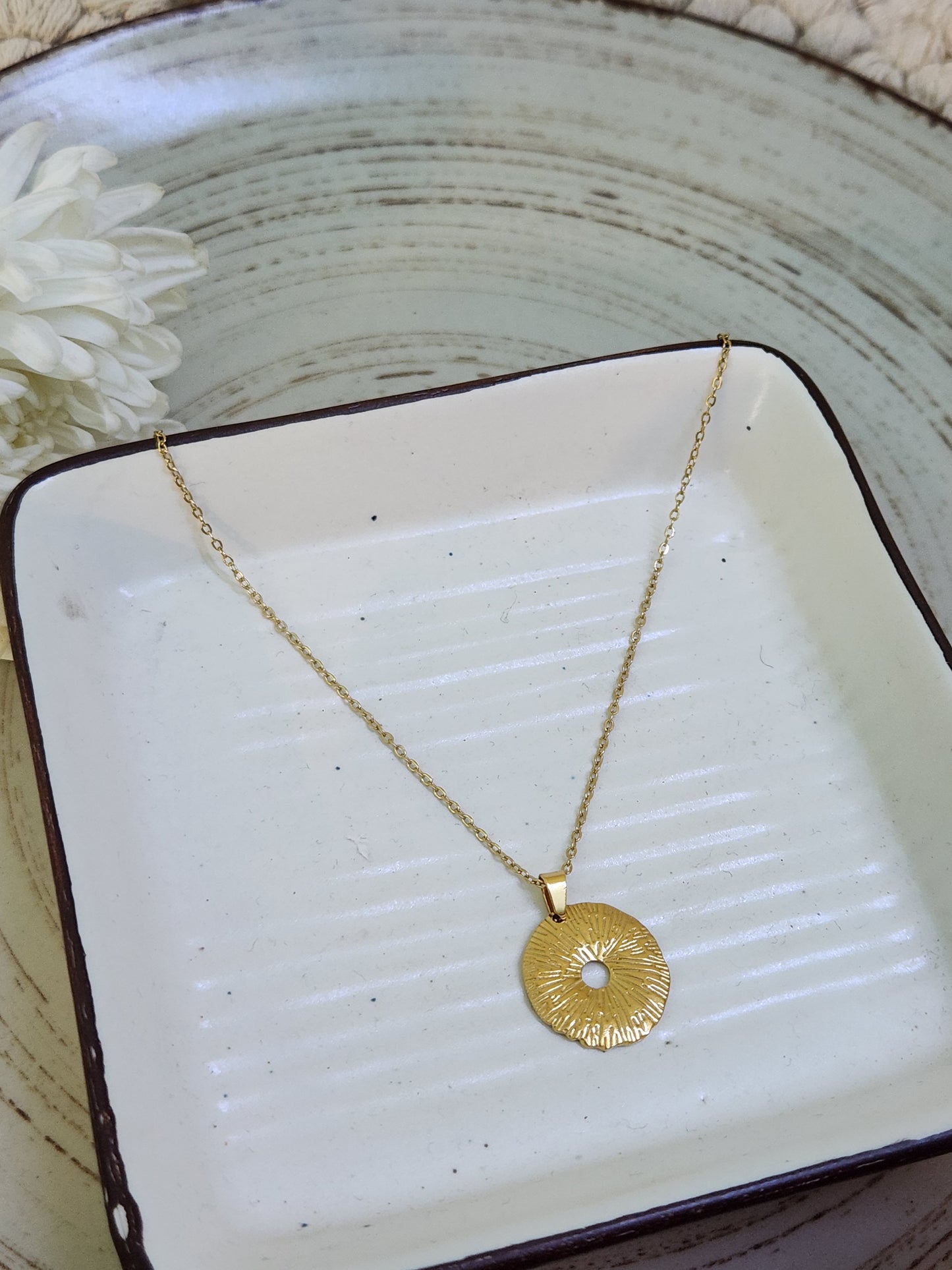 Lotus Leaf Necklace