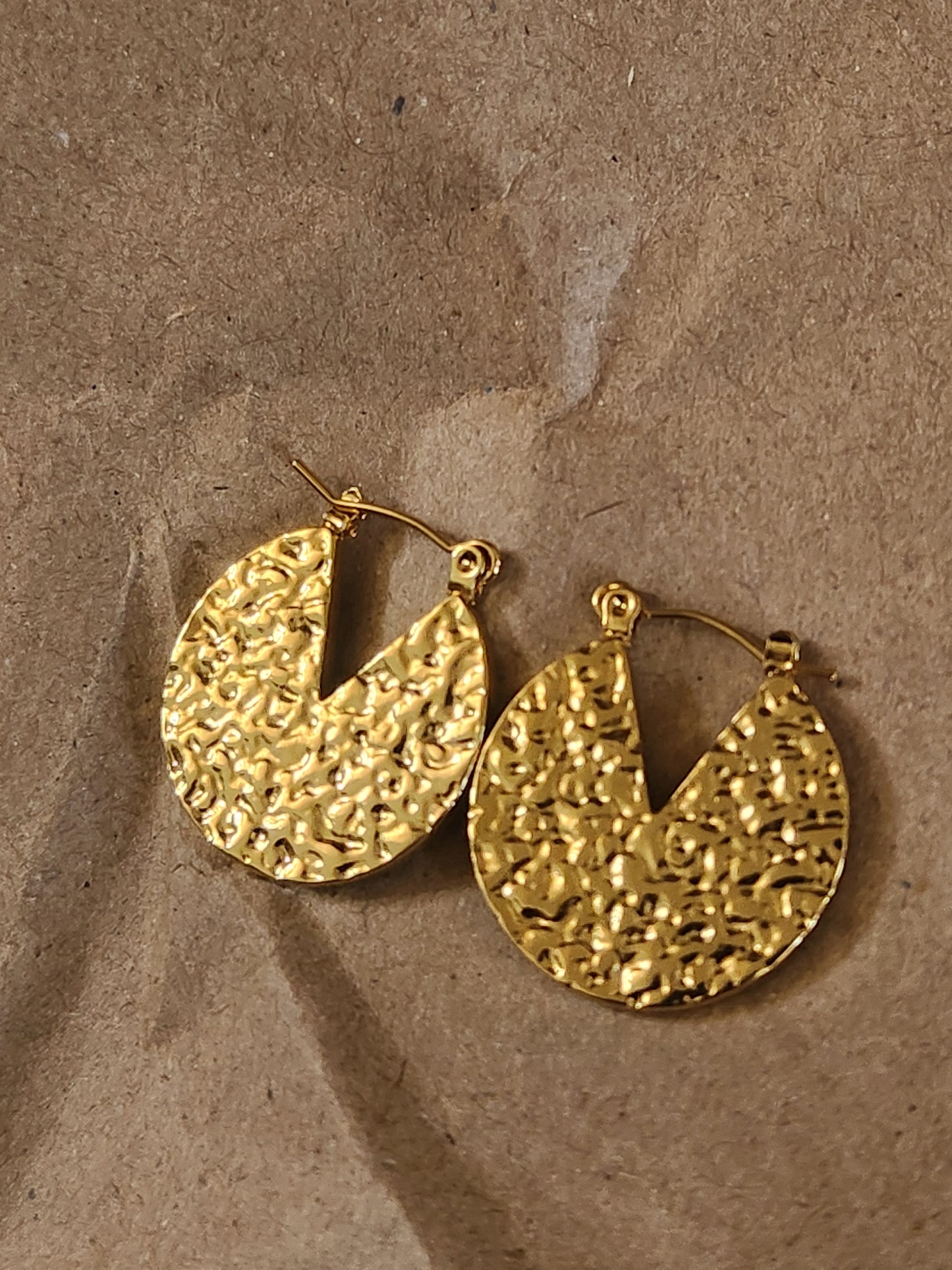 Beaten Pie Mini Earrings