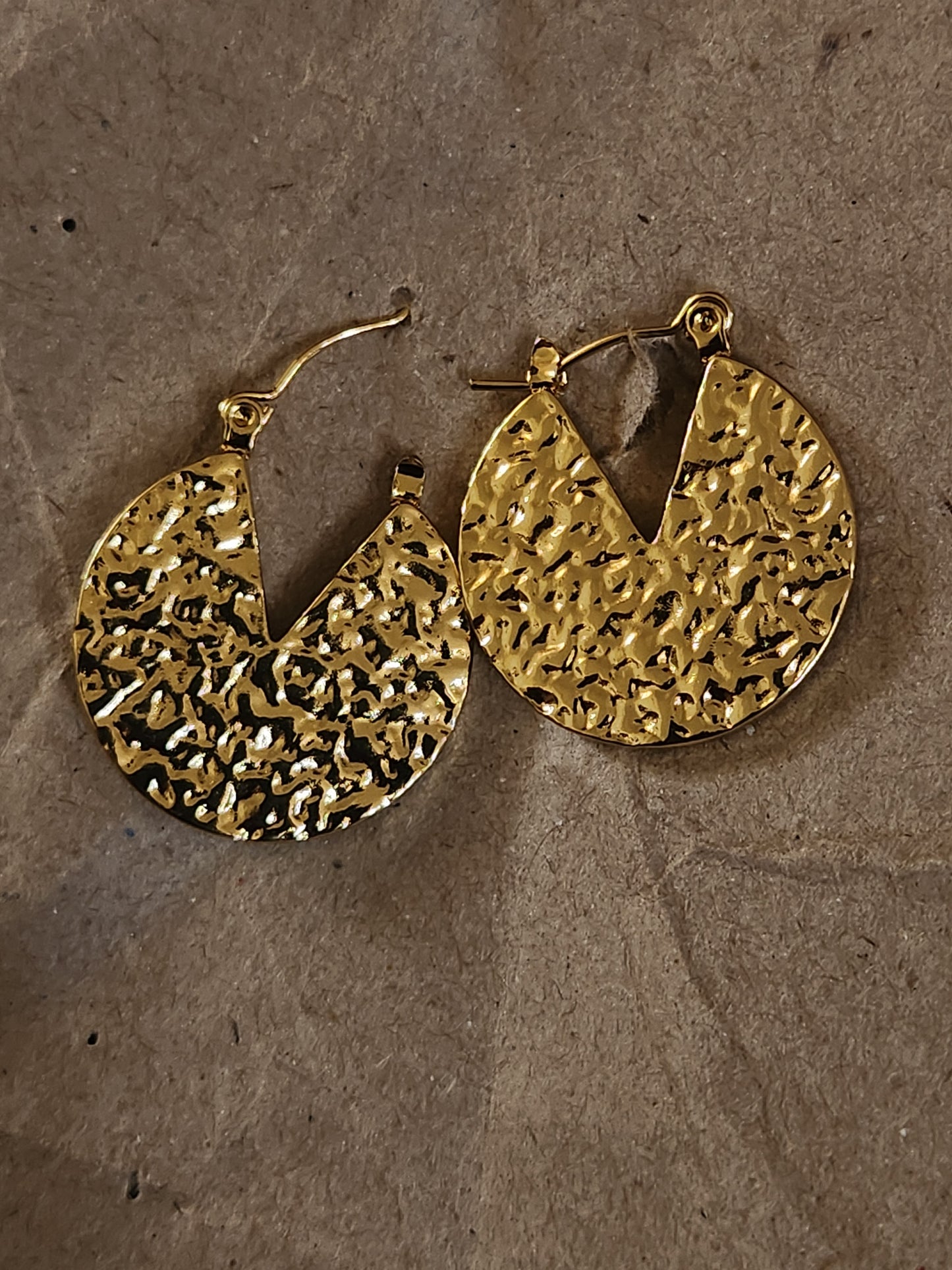 Beaten Pie Mini Earrings
