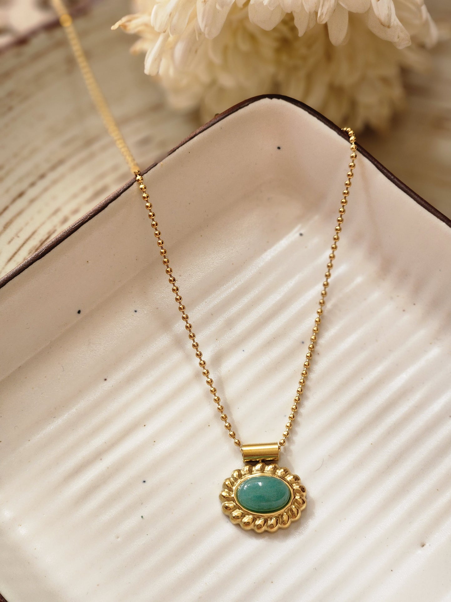 Tafiz Necklace With Turkish Stone