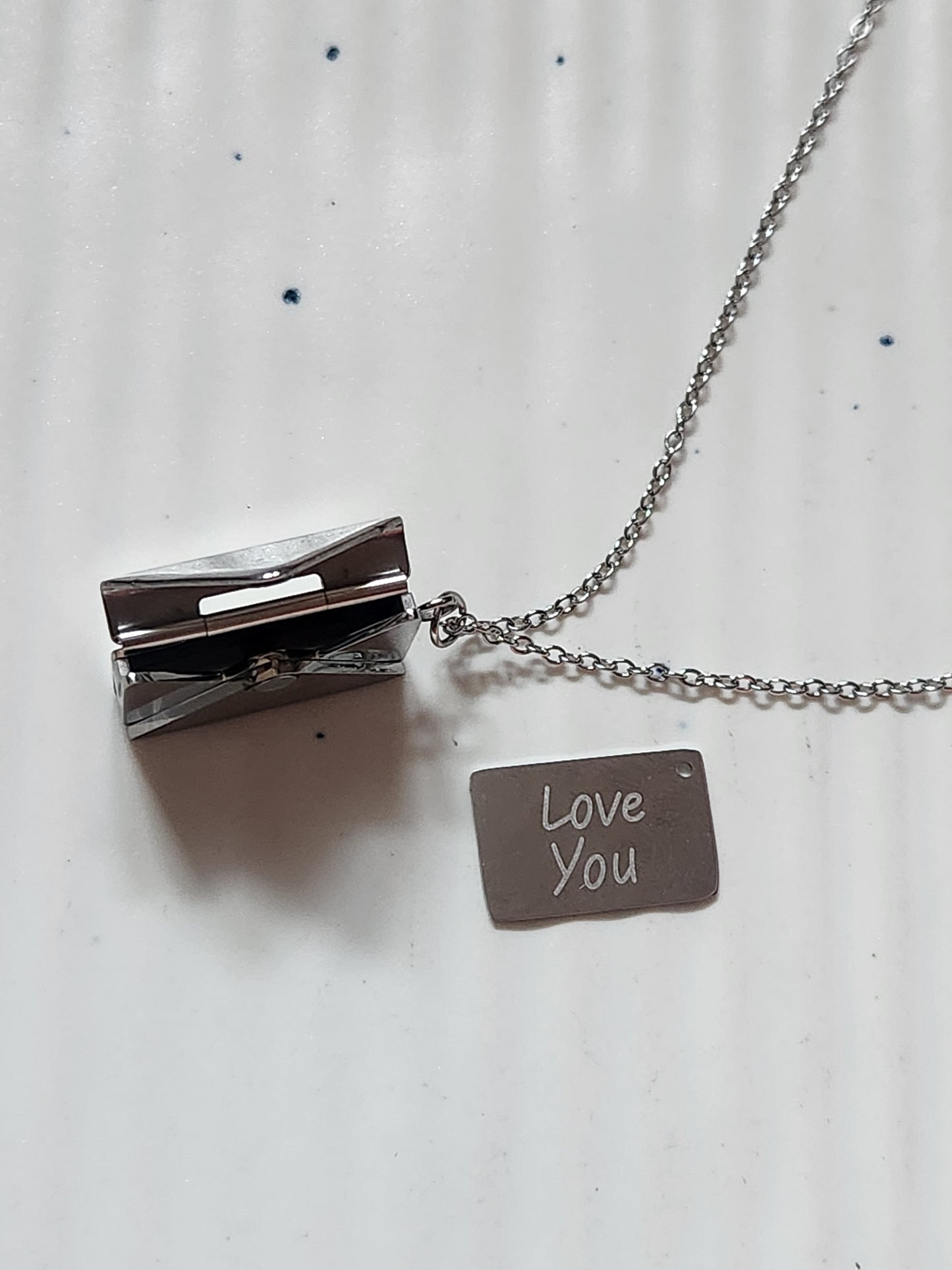Love Envelope Necklace With Secret Message