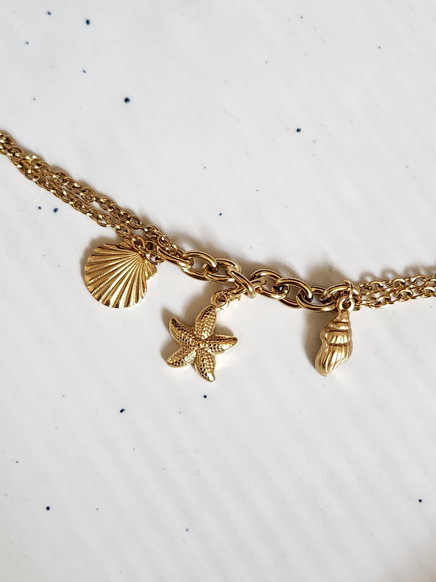 Beach Shell Star Fish Bracelet