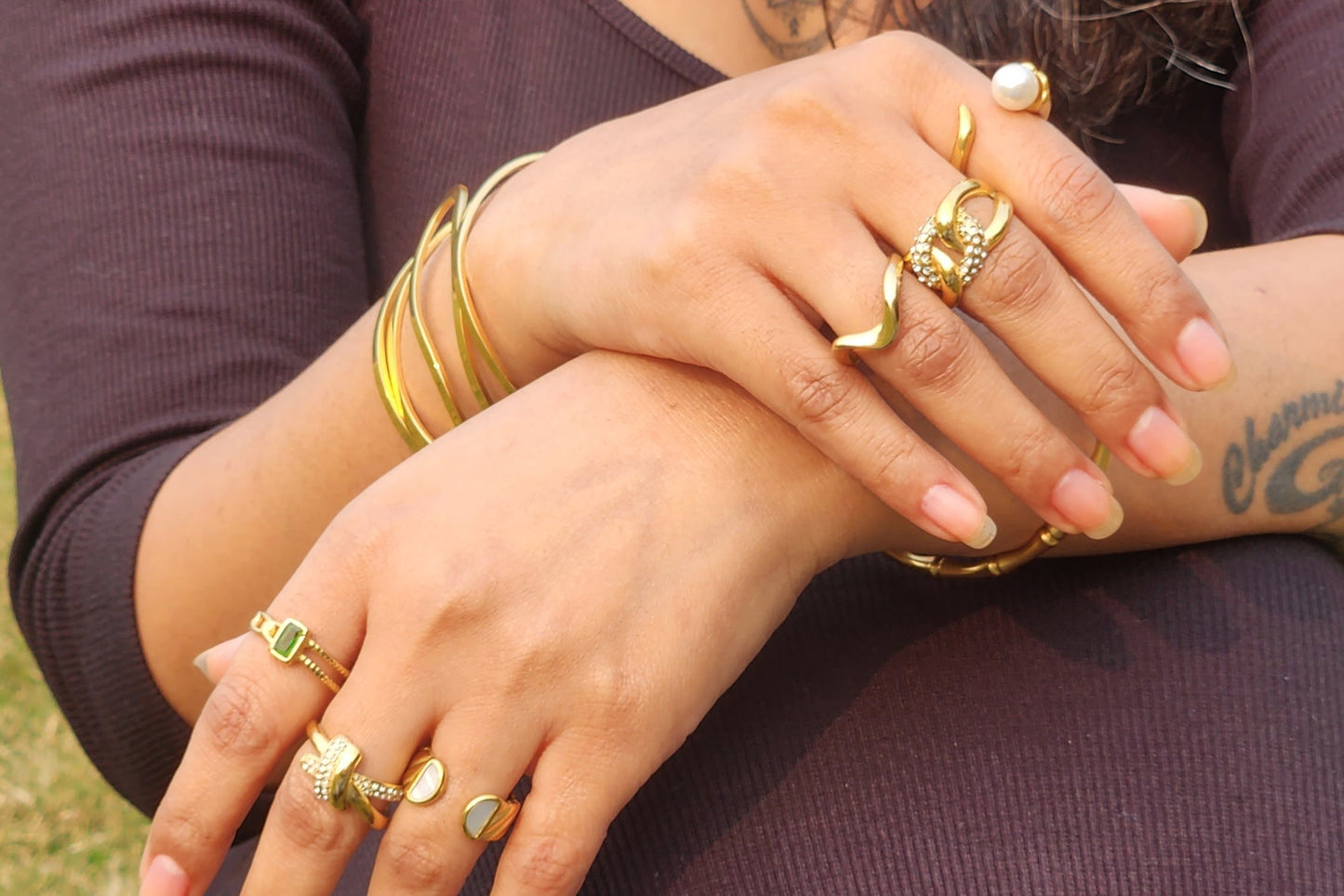 Chain Ring With Zircon
