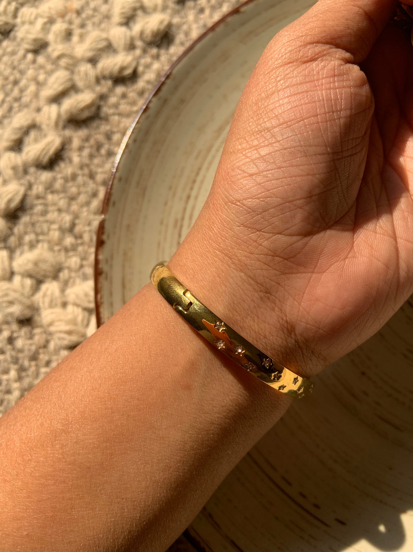 Cellertiral Bangle With Zircon