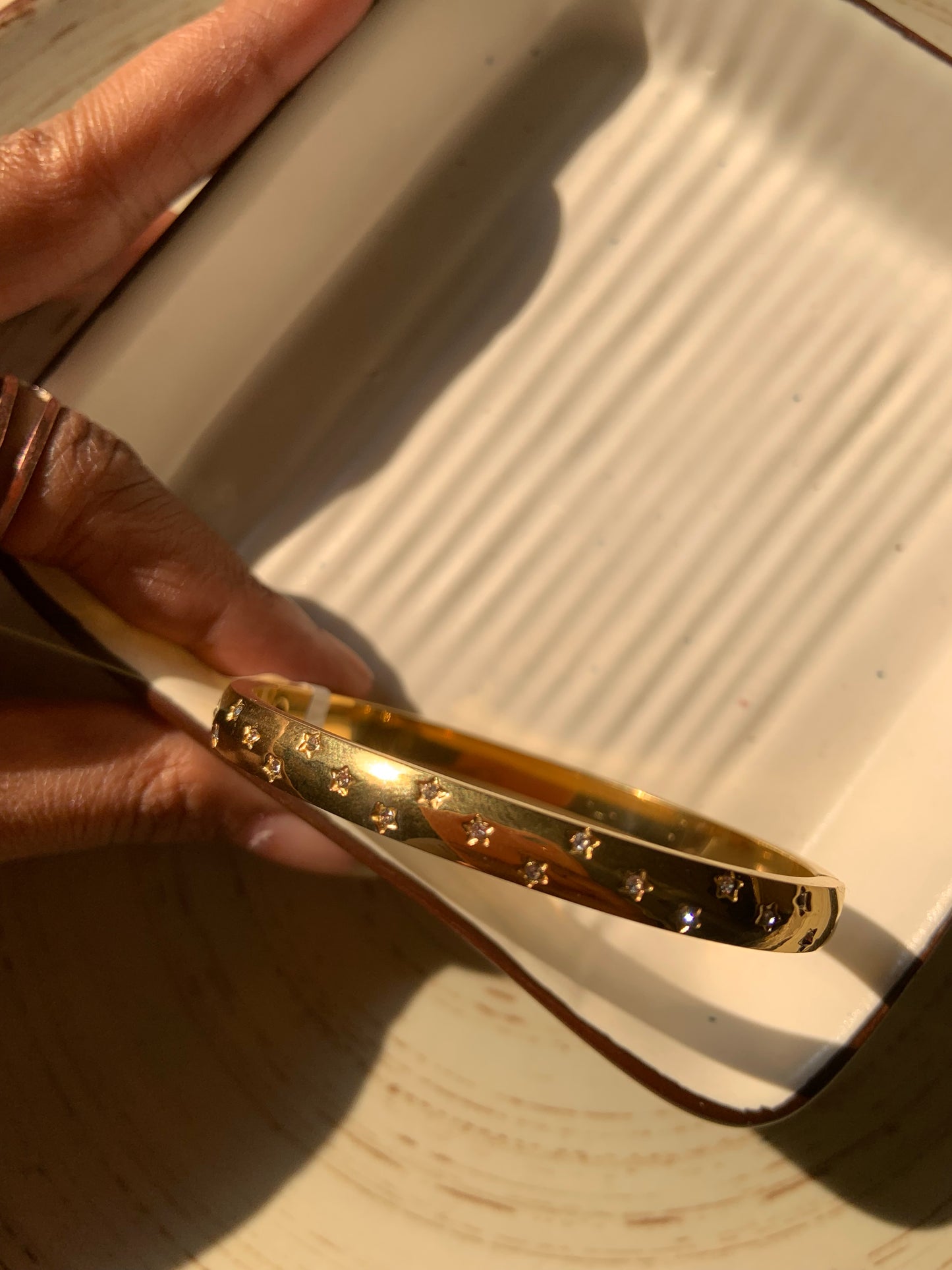 Cellertiral Bangle With Zircon