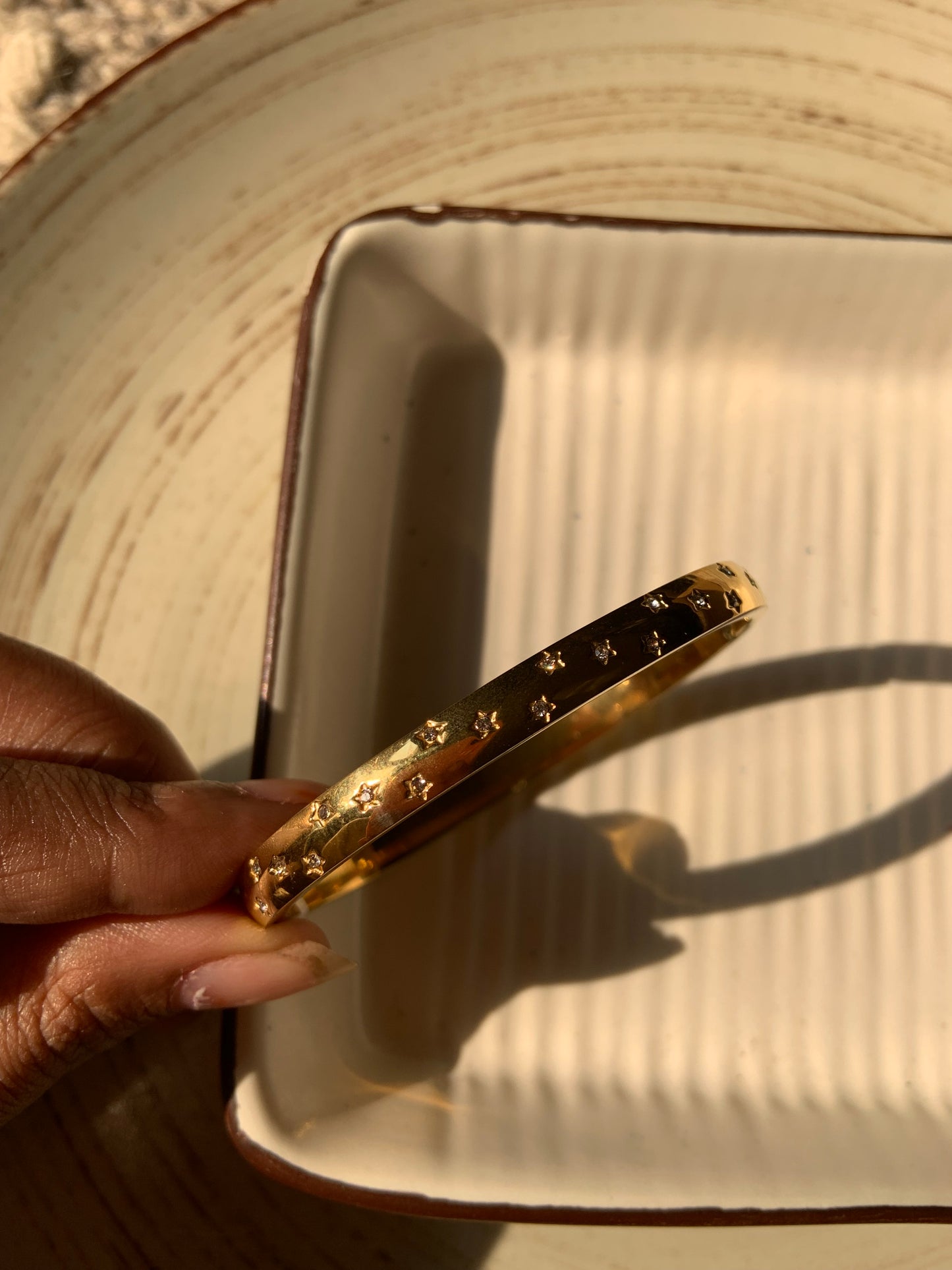 Cellertiral Bangle With Zircon