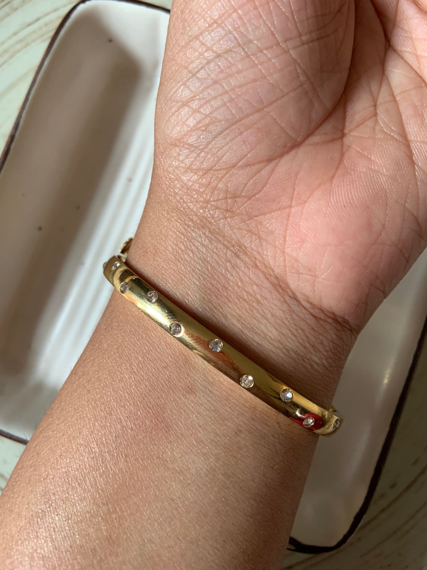 Luminary Bangle With Zircon