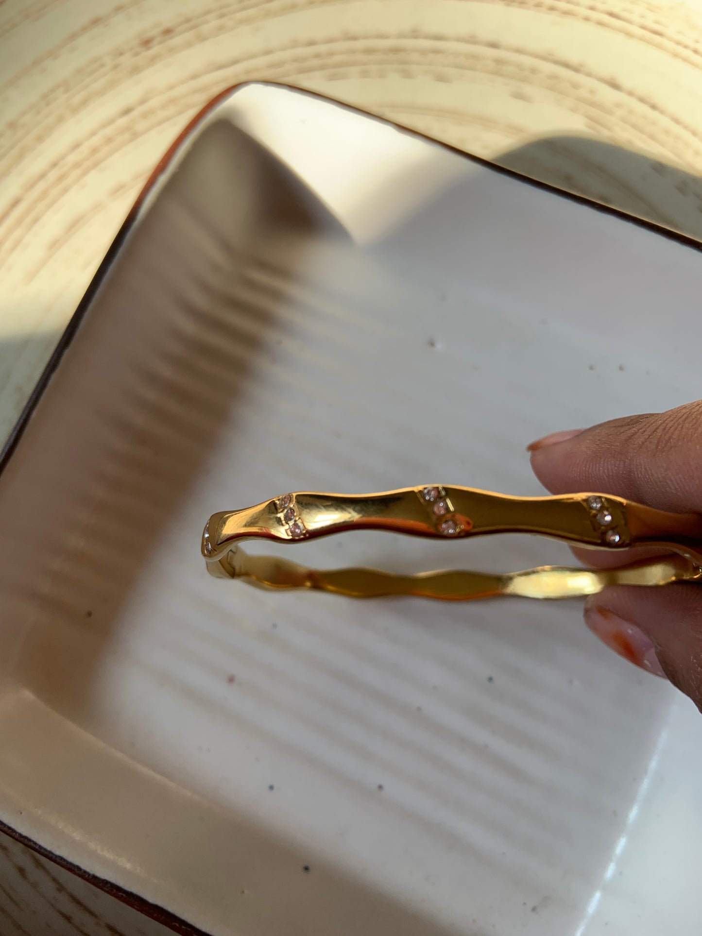 Diana Bangle With Zircon