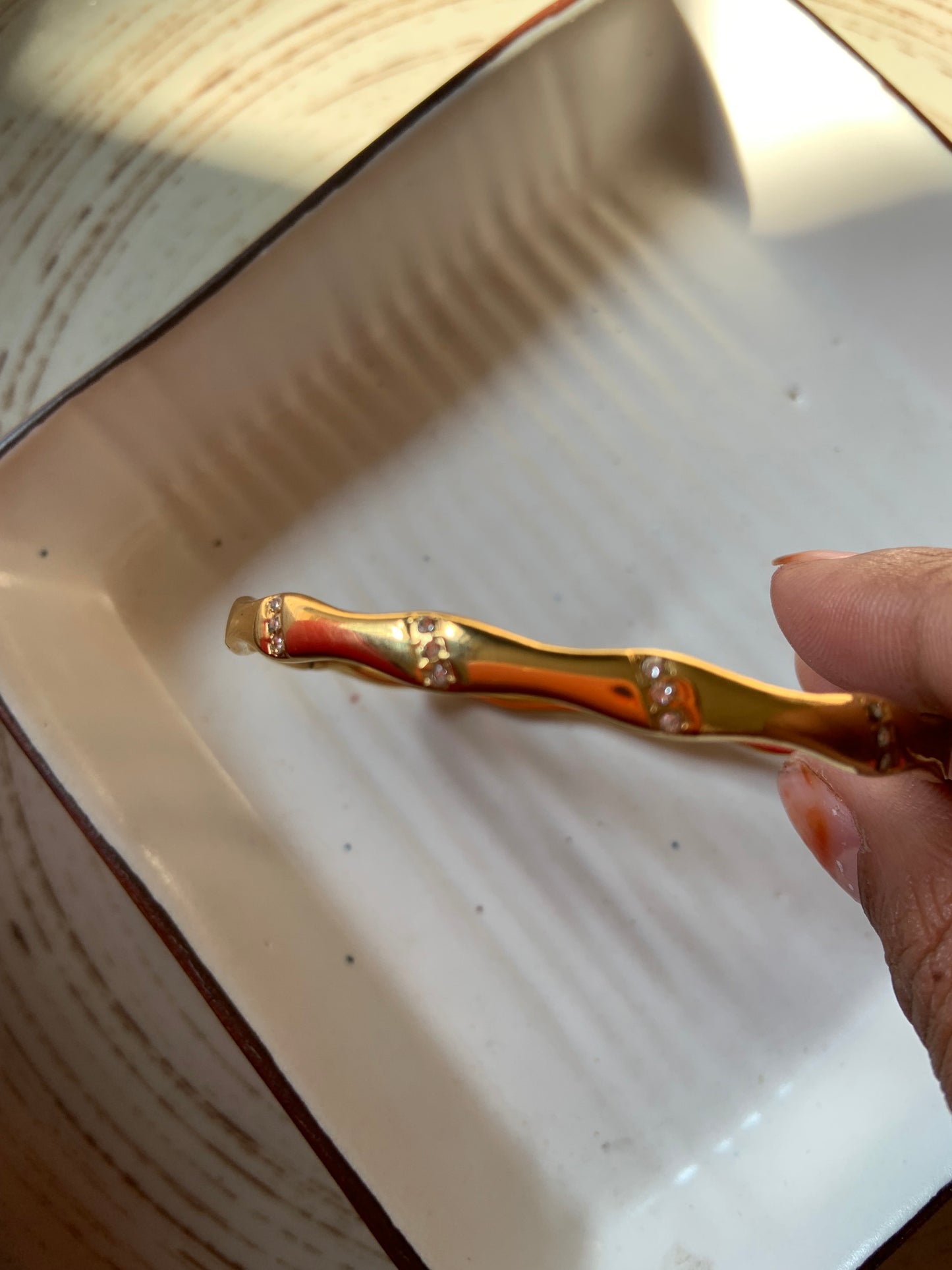 Diana Bangle With Zircon