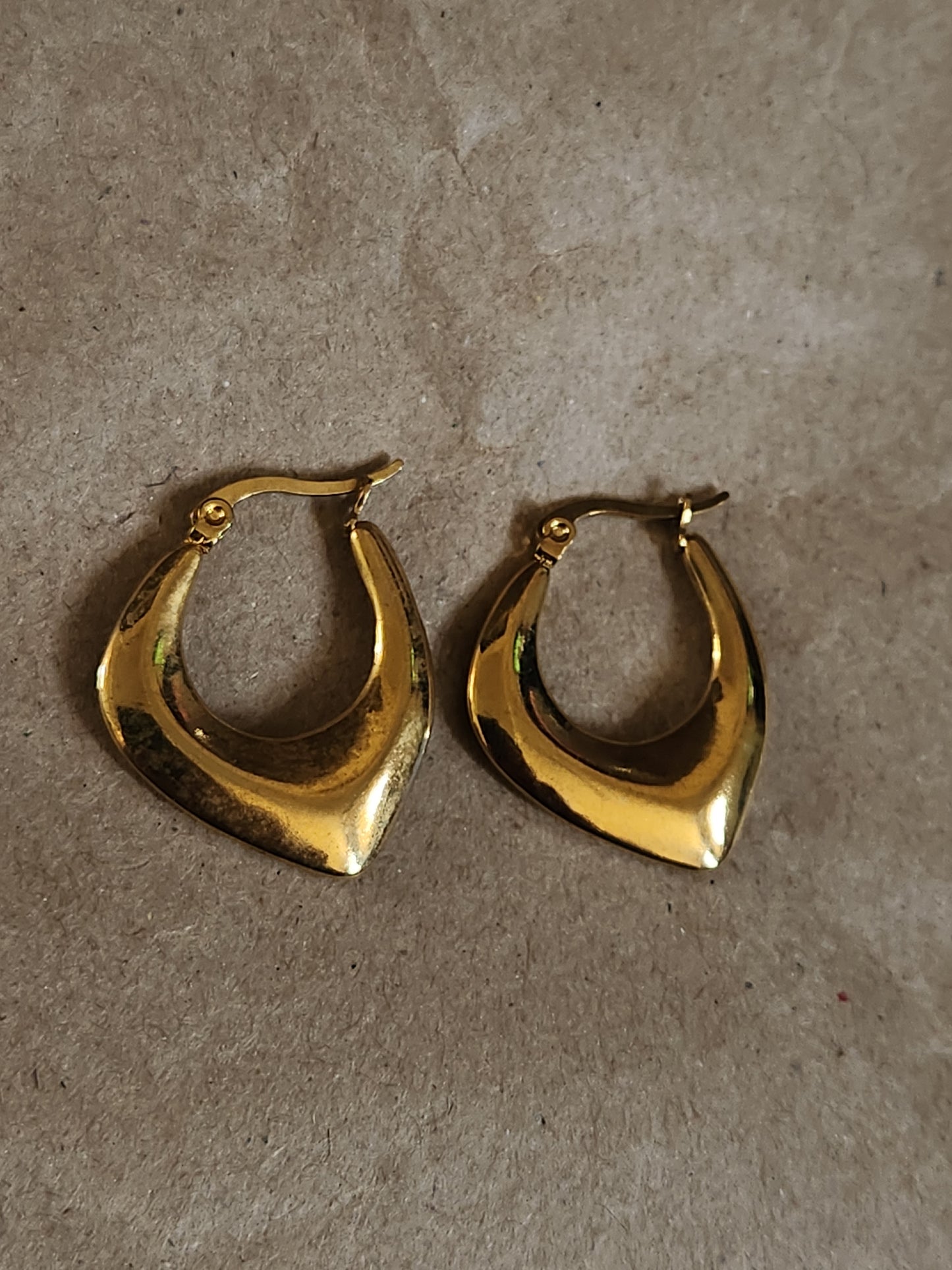 Oval Round Arch Earrings