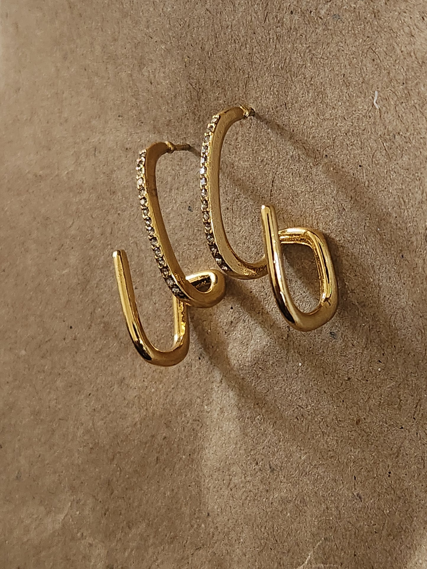 Not So Basic Earrings With Crystal