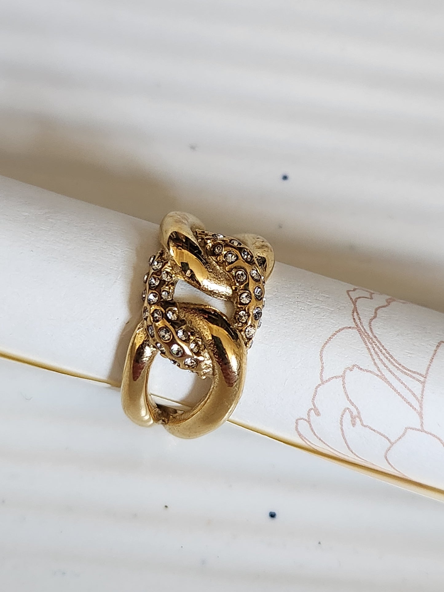 Chain Ring With Zircon