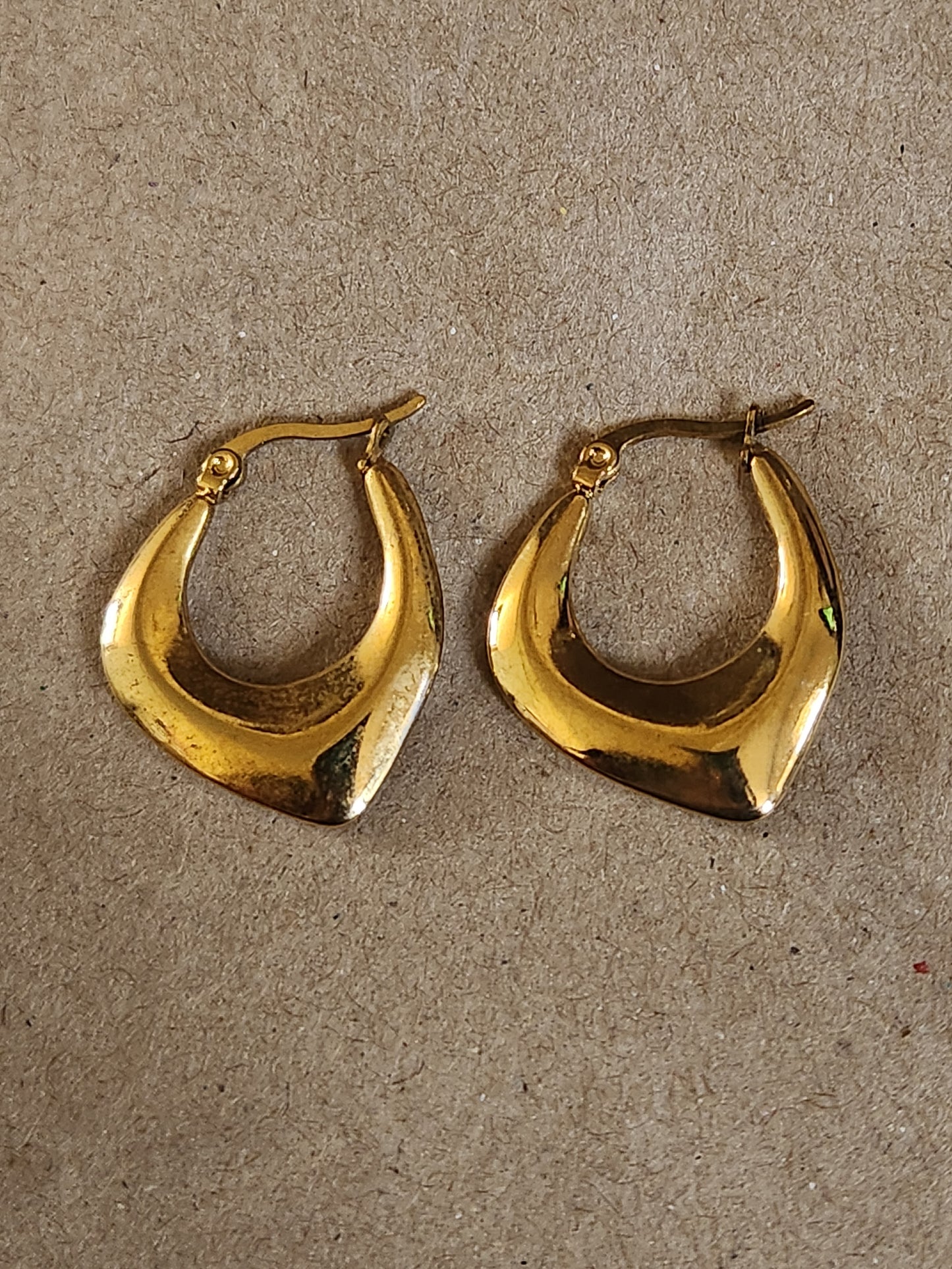 Oval Round Arch Earrings