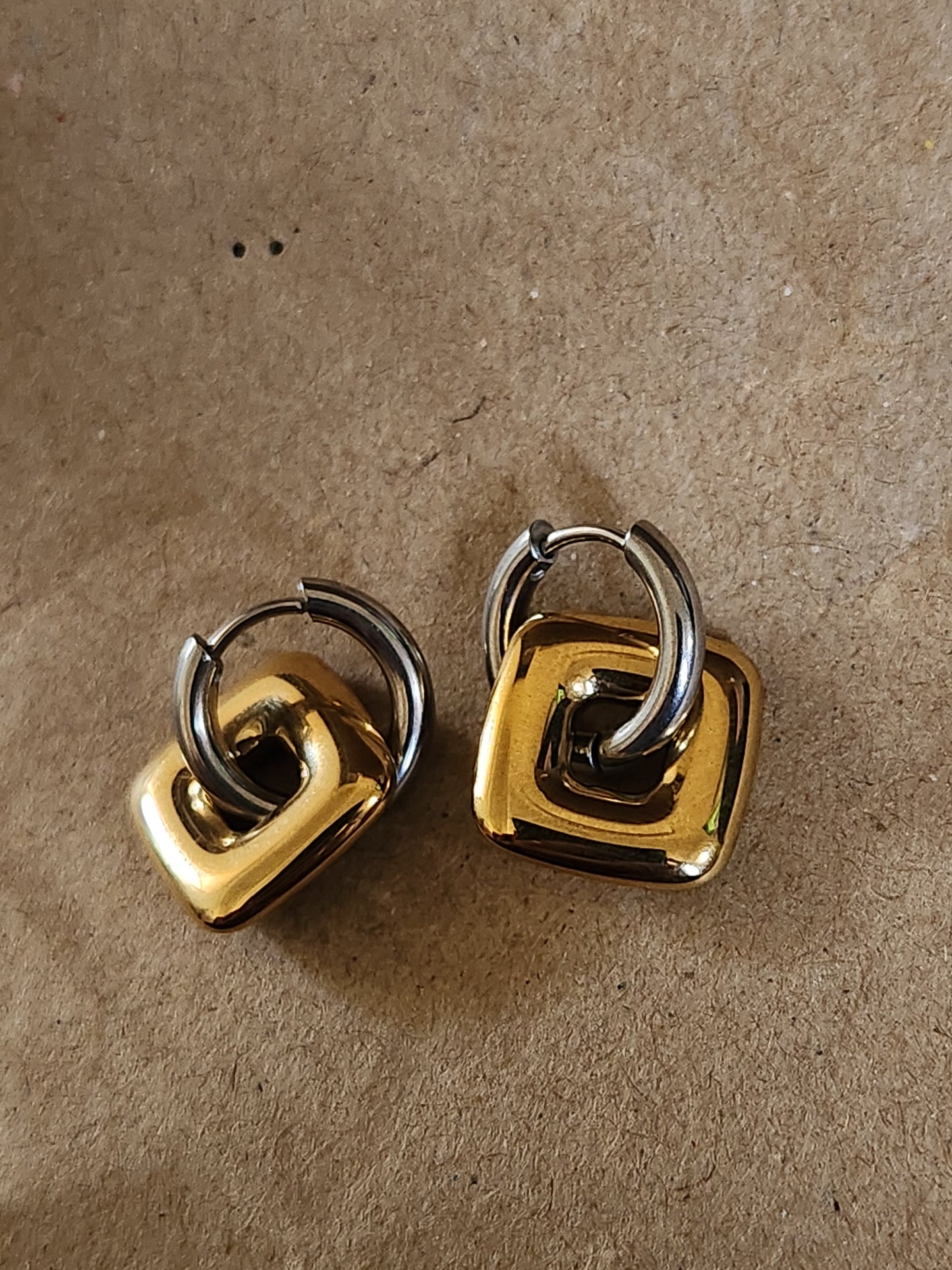 Mix Metal Mix Shape Mini Hoops