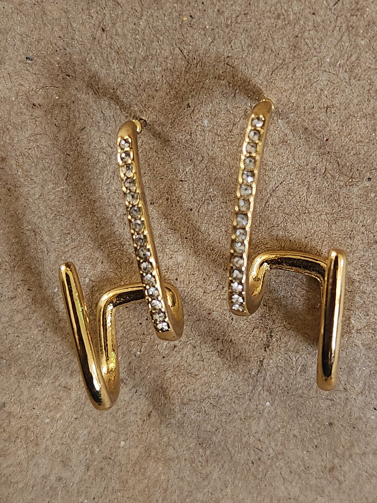 Not So Basic Earrings With Crystal