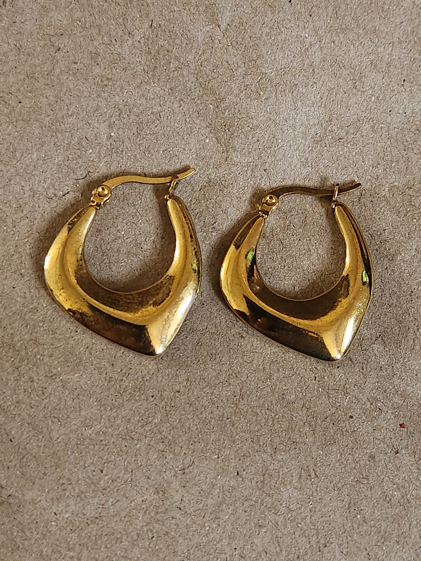 Oval Round Arch Earrings
